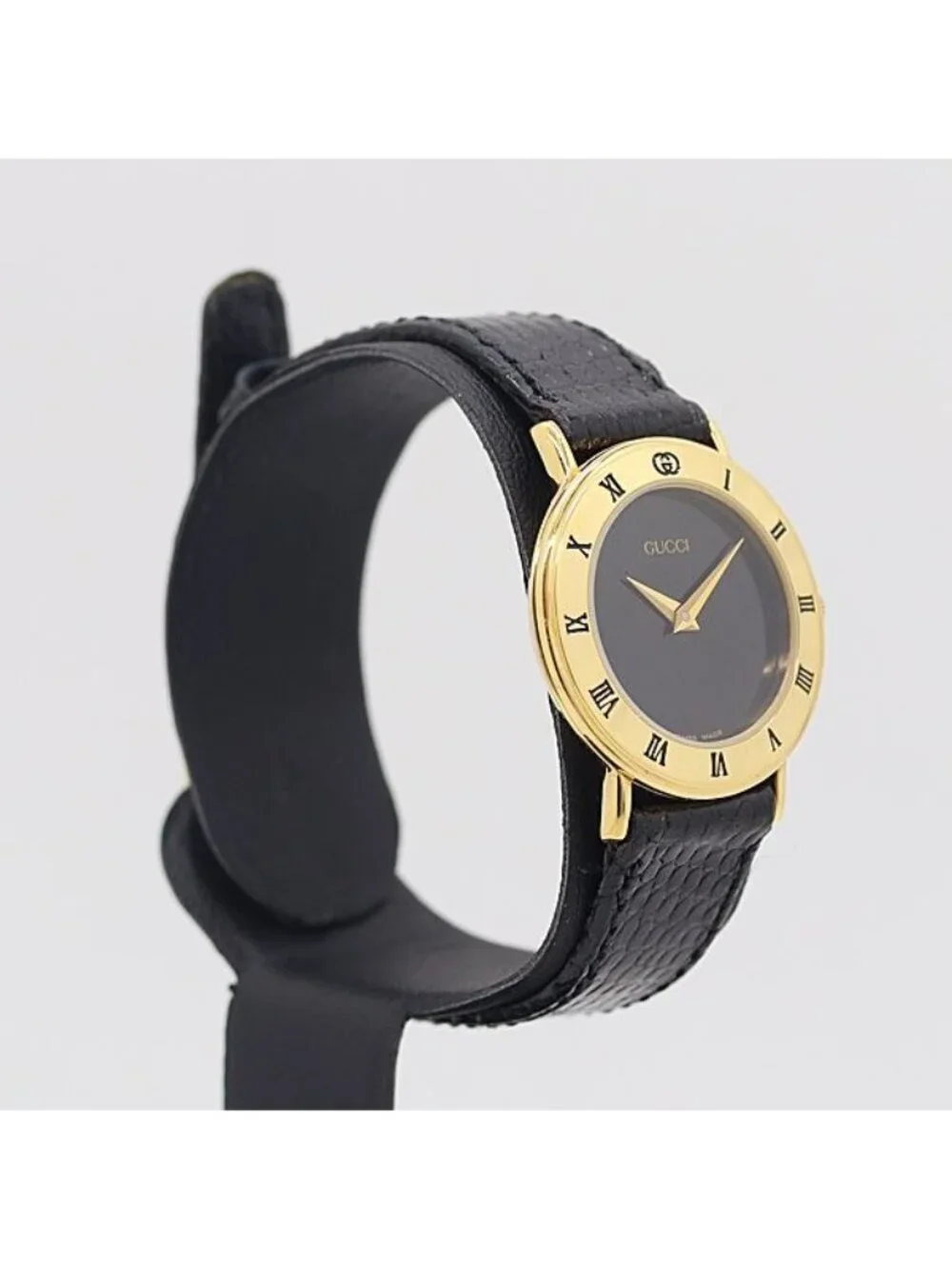 Gucci 3000.2 L Quartz Black Dial Watch